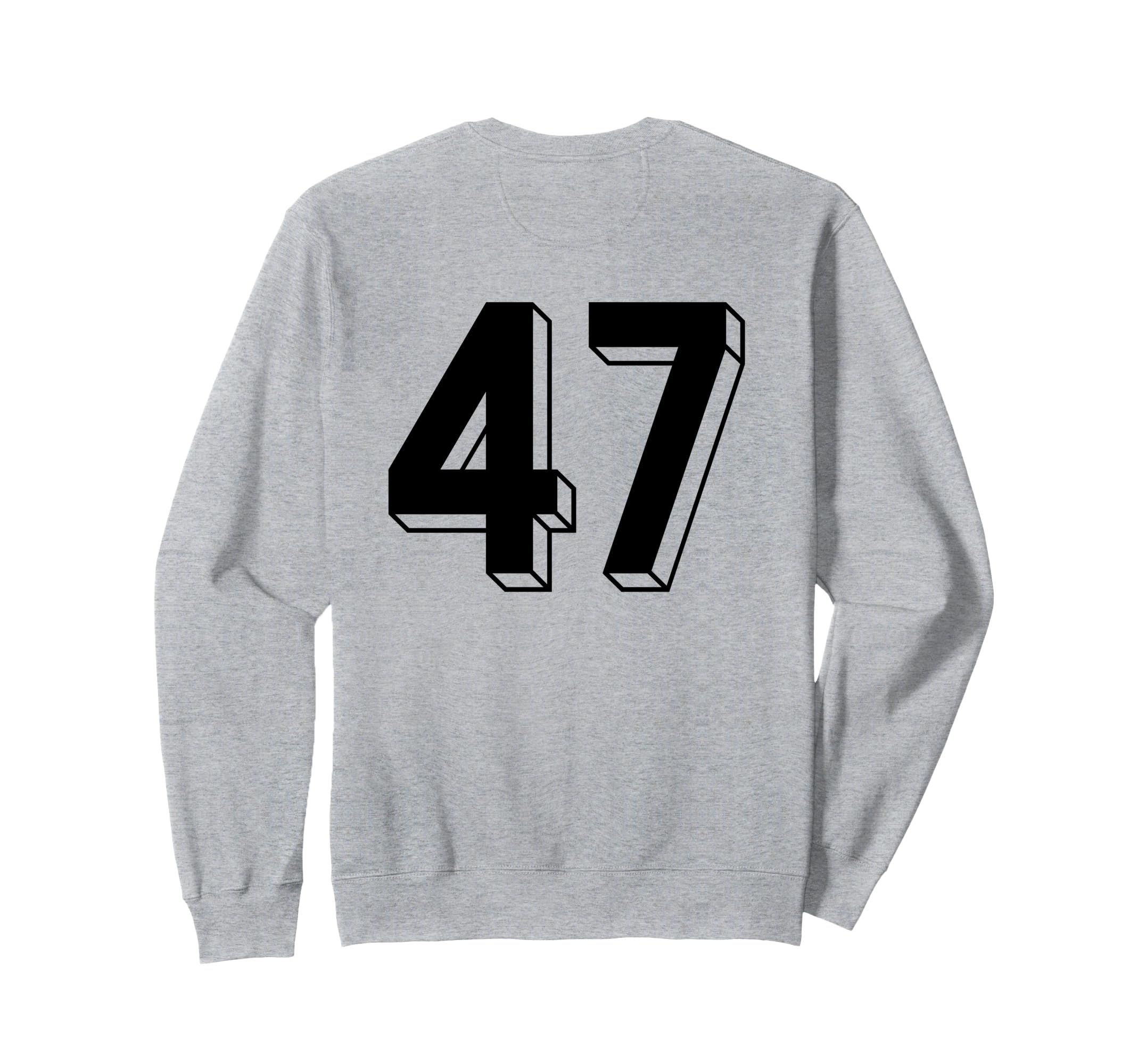 Number 47 Backside 80S 90S Team Sweatshirt - Custom Art Print Men Women - T-Shirt, Sweatshirt, Hoodie