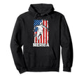 Merica Soccer Player Usa American Hoodie - Fun Novelty Design for Adults - T-Shirt, Sweatshirt, Hoodie