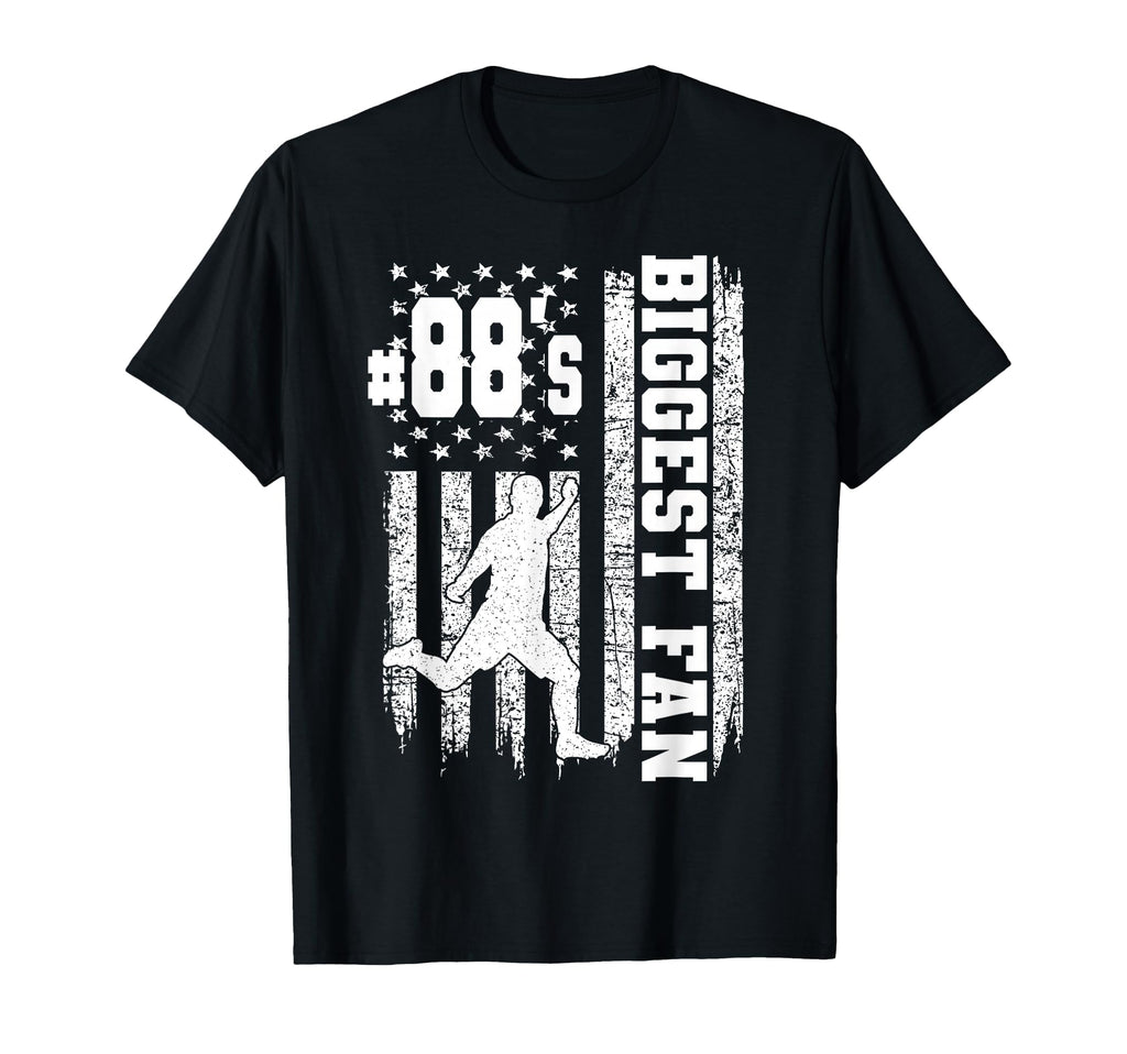 Soccer Biggest Fan Number 88 Proud T-Shirt - Fun Novelty Design Men Women - T-Shirt, Sweatshirt, Hoodie