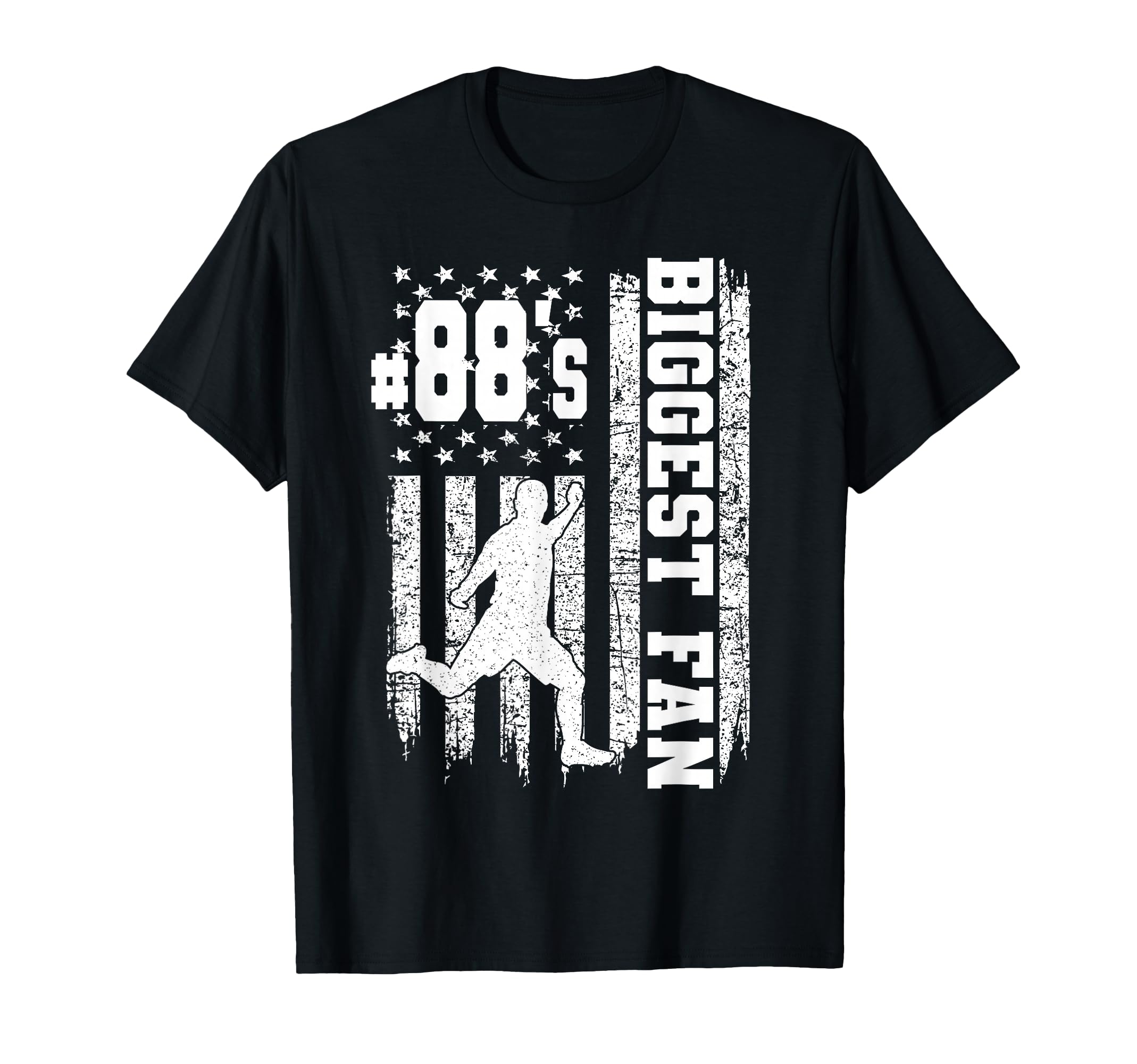Soccer Biggest Fan Number 88 Proud T-Shirt - Fun Novelty Design Men Women - T-Shirt, Sweatshirt, Hoodie