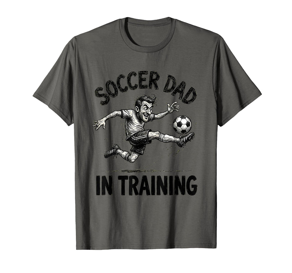 Soccer Dad Training Funny Sports T-Shirt - Minimalist Print for Adults - T-Shirt, Sweatshirt, Hoodie