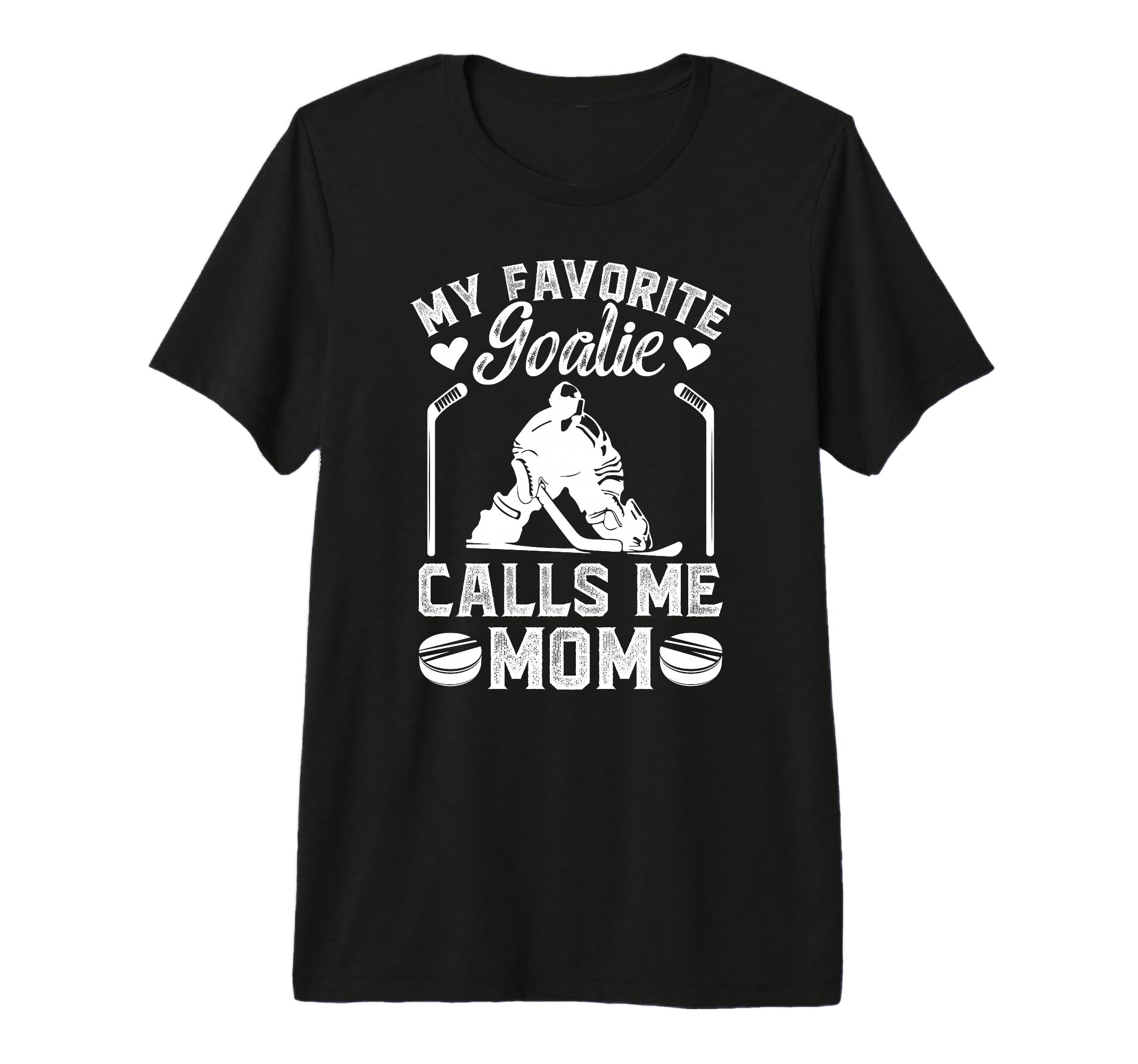 My Favorite Hockey Goalkeeper Mom Hockey T-Shirt - Minimalist Print Unisex - T-Shirt, Sweatshirt, Hoodie