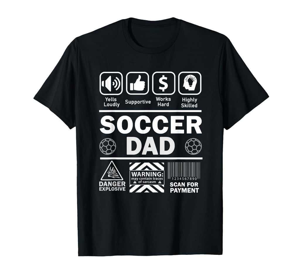 Soccer Dad Funny Contents Sports T-Shirt - Minimalist Print for Adults - T-Shirt, Sweatshirt, Hoodie