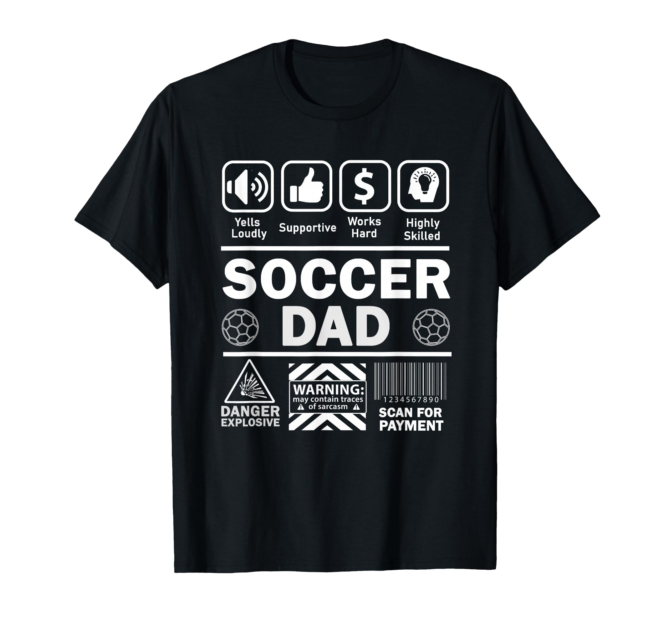 Soccer Dad Funny Contents Sports Father T-Shirt - Trendy Graphic for Adults - T-Shirt, Sweatshirt, Hoodie
