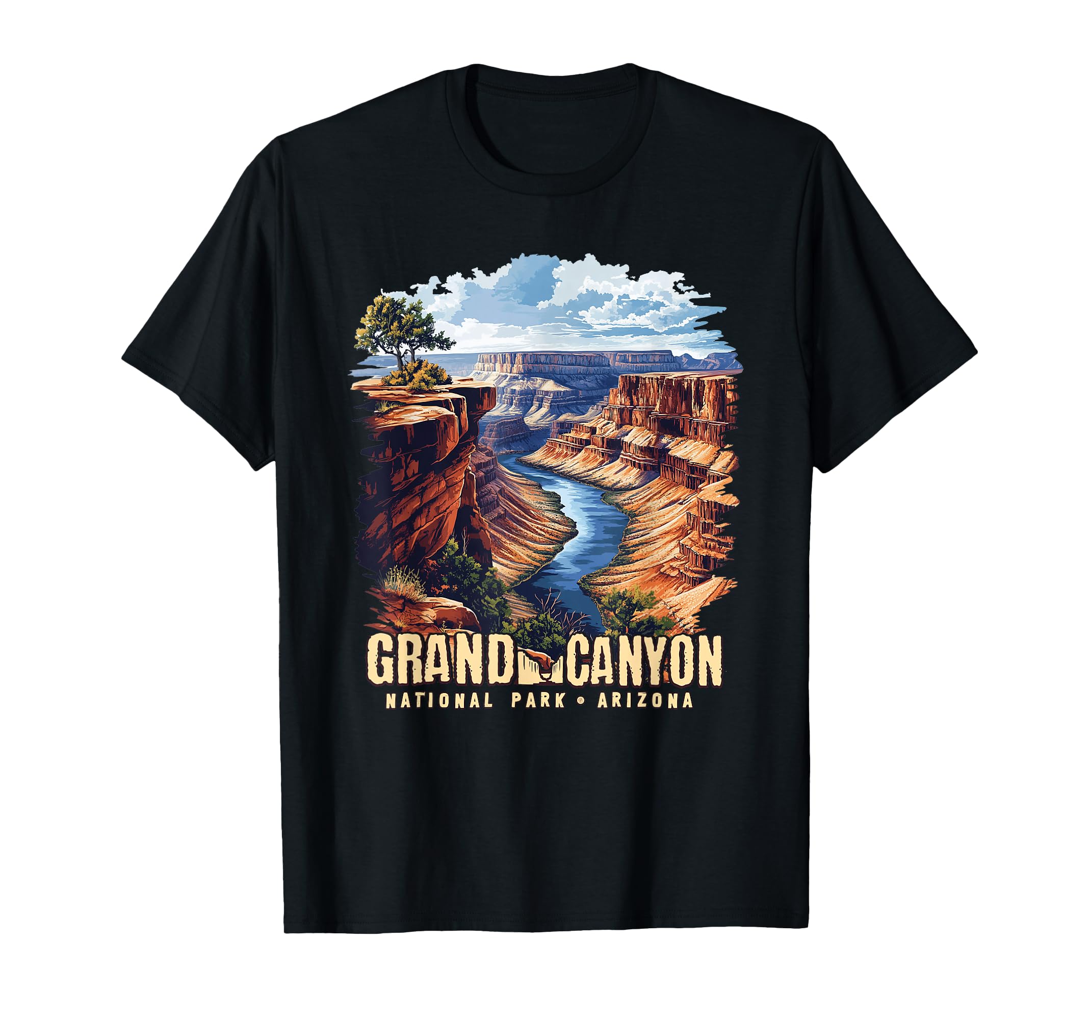 Grand Canyon National Park T-Shirt - Minimalist Print Men Women - T-Shirt, Sweatshirt, Hoodie