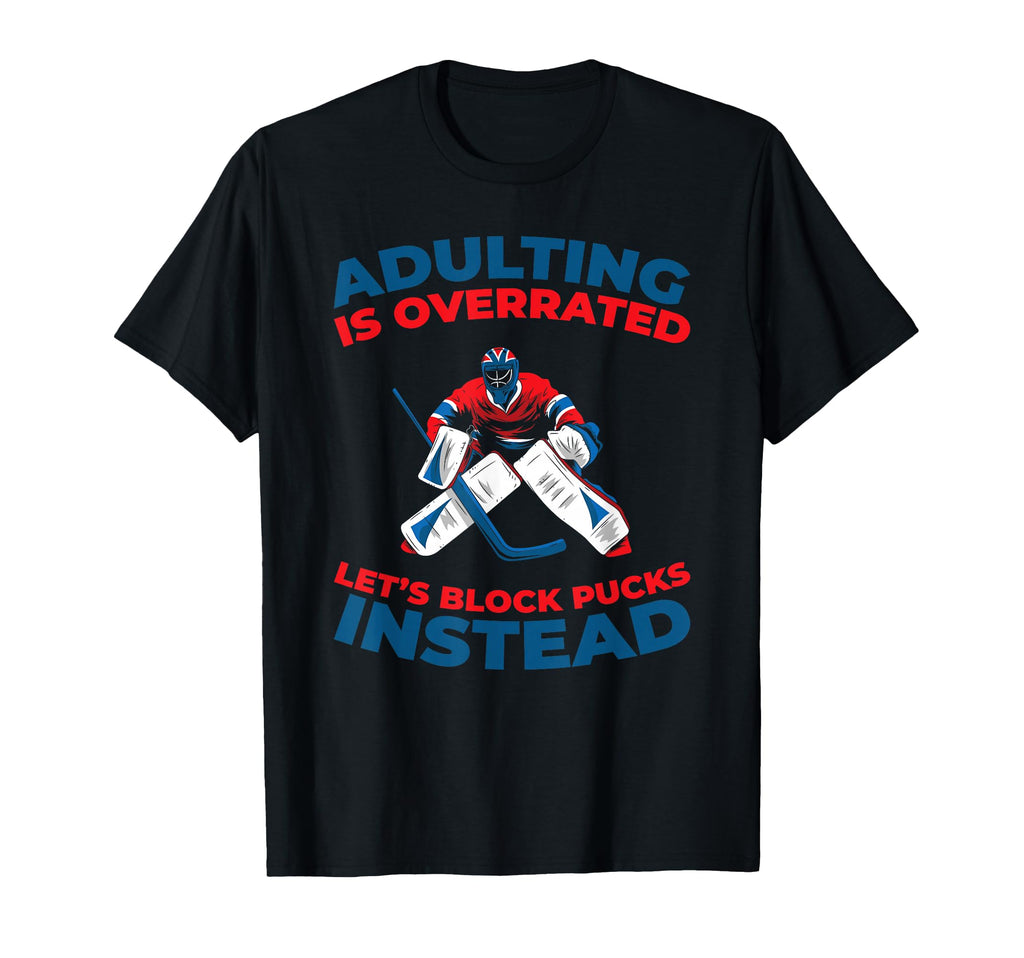 Hockey Goalkeeper Ice Hockey Goalie T-Shirt - Custom Art Print Men Women - T-Shirt, Sweatshirt, Hoodie