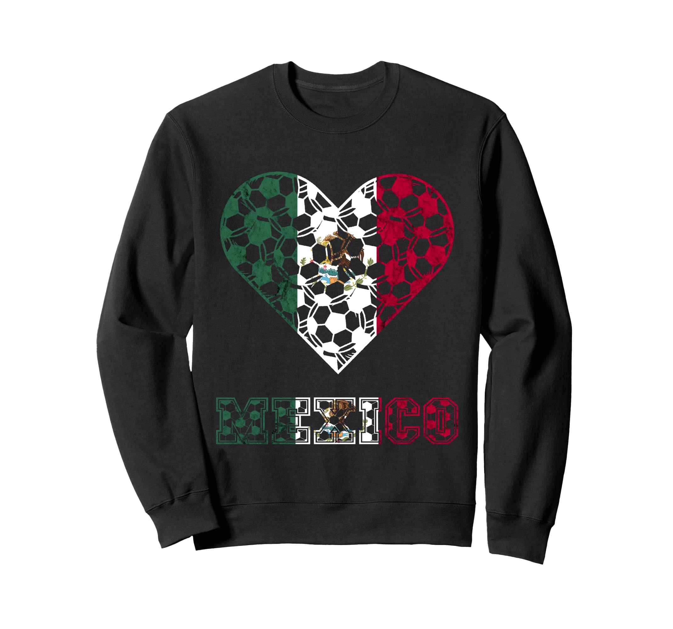 Mexico Heart Mexican Soccer Team Sweatshirt - Minimalist Print Men Women - T-Shirt, Sweatshirt, Hoodie