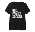God Family Soccer Tri Blend T-Shirt - Streetwear Style Men Women - T-Shirt, Sweatshirt, Hoodie