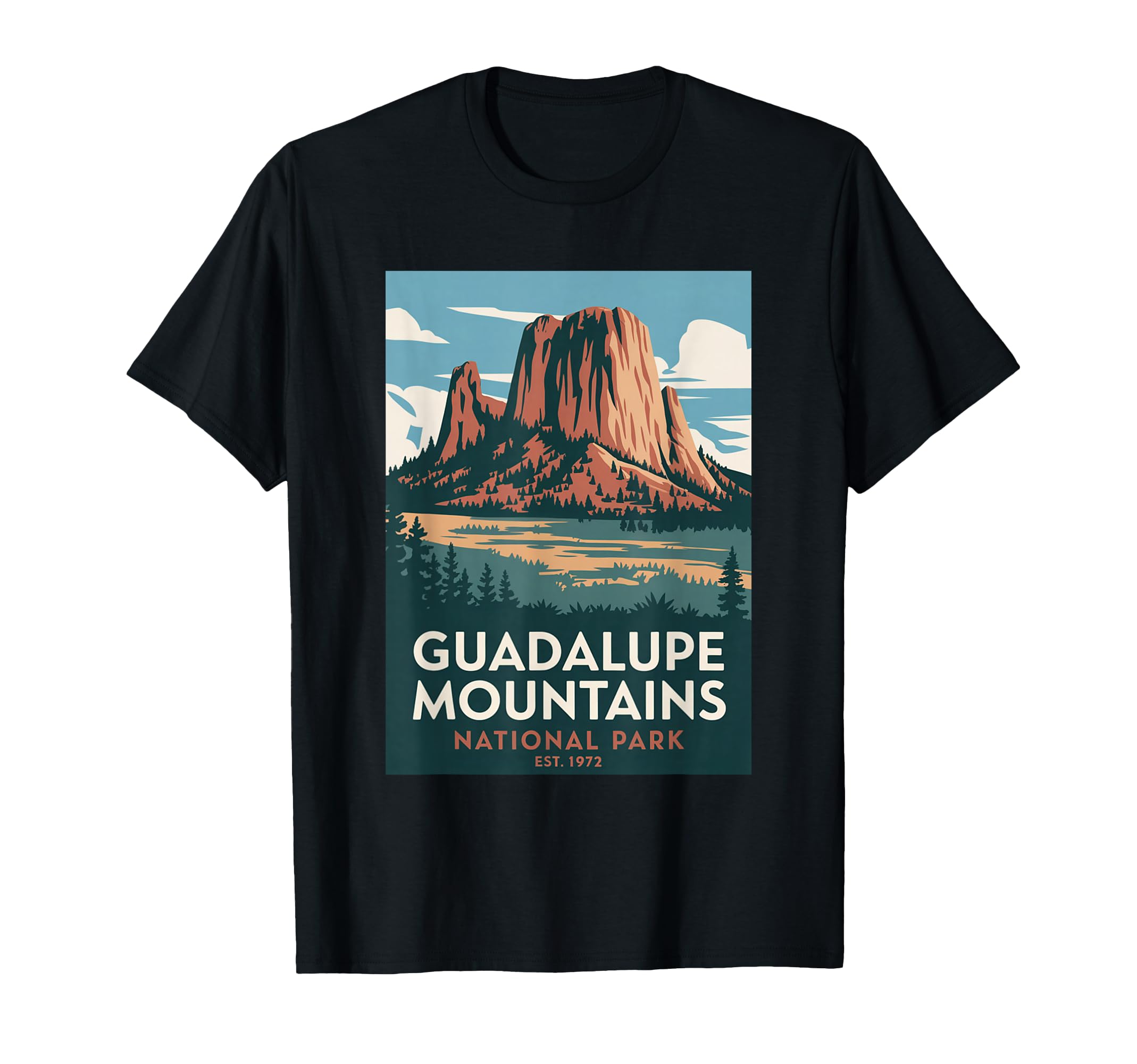 Guadalupe Mountains National Park Camping T-Shirt - Novelty Apparel Unisex - T-Shirt, Sweatshirt, Hoodie