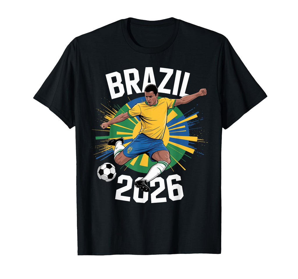 Brazil Football Funny Proud T-Shirt - Casual Everyday Wear Men Women - T-Shirt, Sweatshirt, Hoodie
