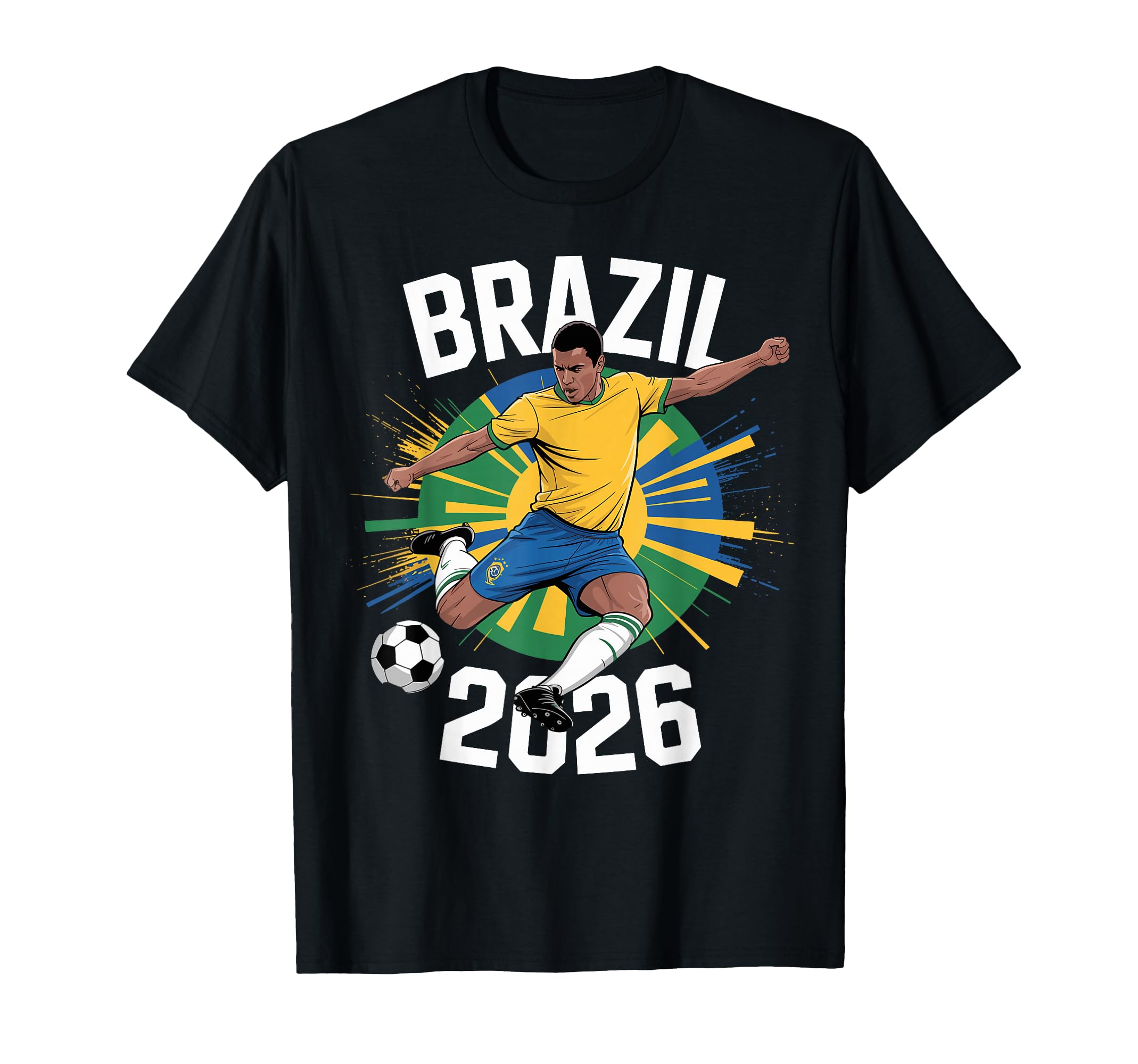 Brazil Football Funny Proud T-Shirt - Casual Everyday Wear Men Women - T-Shirt, Sweatshirt, Hoodie