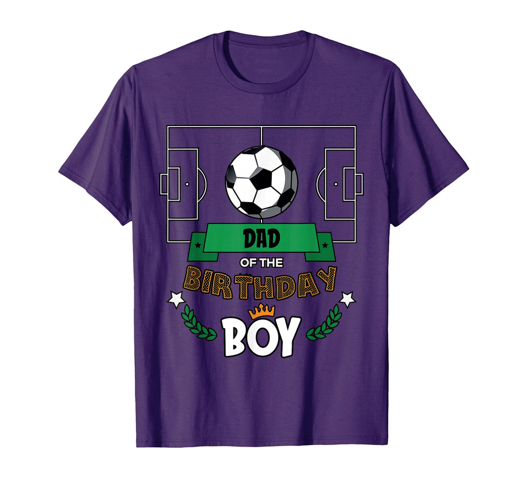 Dad Birthday Soccer Theme Matching T-Shirt - Trendy Graphic Men Women - T-Shirt, Sweatshirt, Hoodie