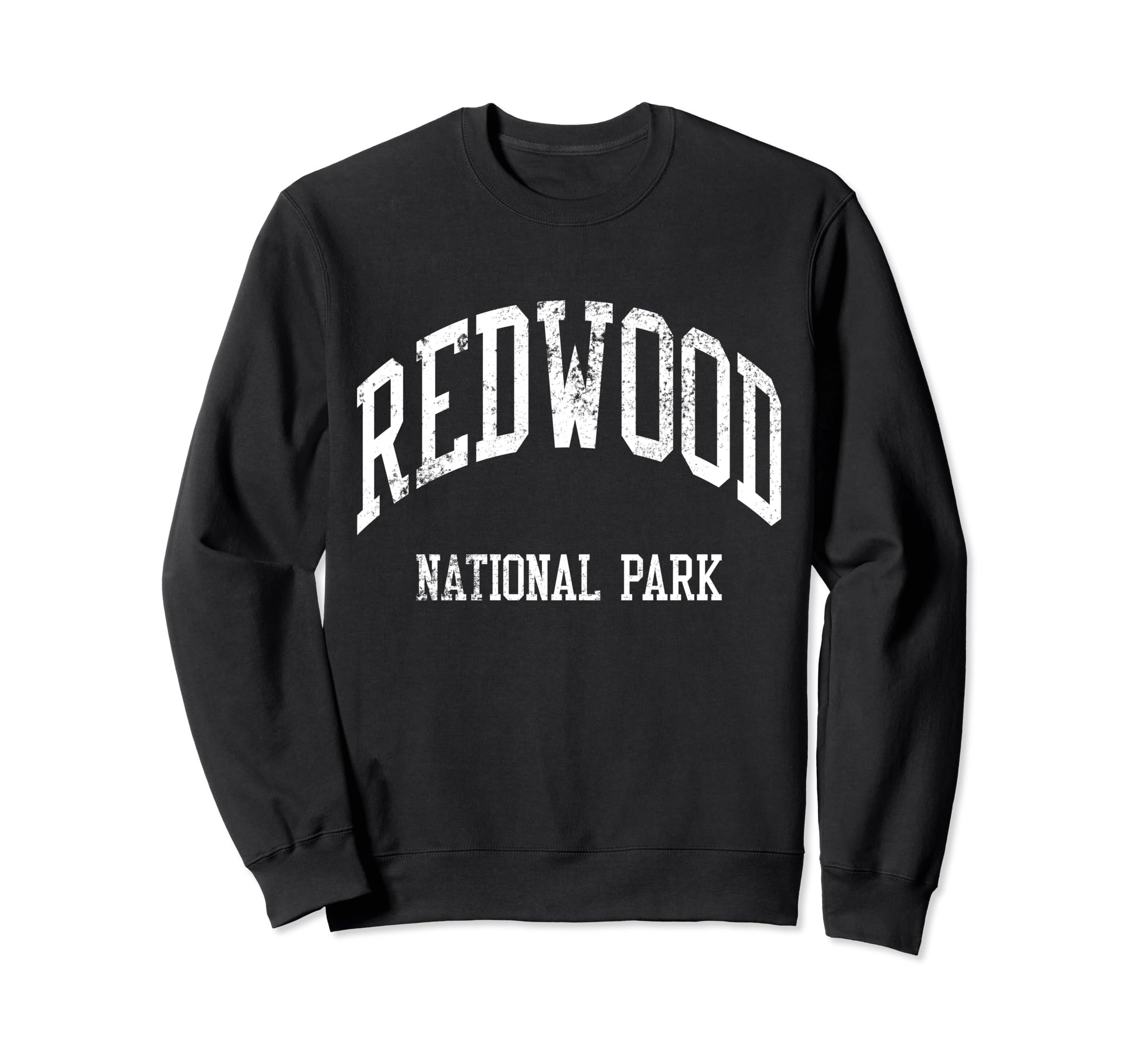 Redwood National Park 70S College Sweatshirt - Novelty Apparel Unisex - T-Shirt, Sweatshirt, Hoodie