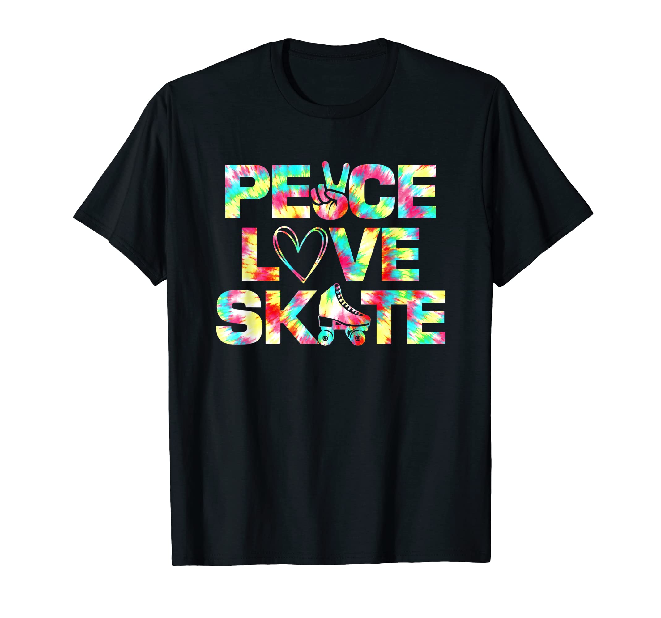 Roller Skating 70S Disco Tie Dye T-Shirt - Aesthetic Graphic Men Women - T-Shirt, Sweatshirt, Hoodie