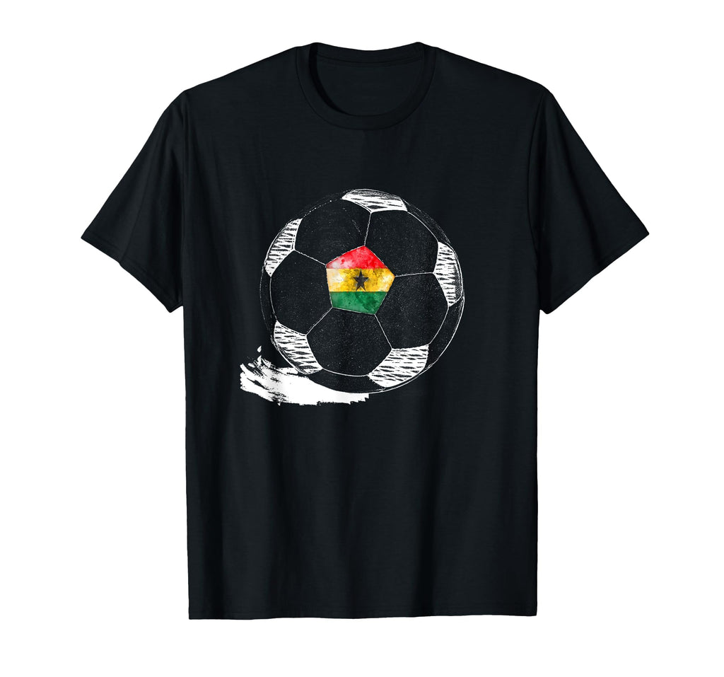 Soccer Ghana Flag Ghanaian Pride T-Shirt - Unique Graphic Men Women - T-Shirt, Sweatshirt, Hoodie