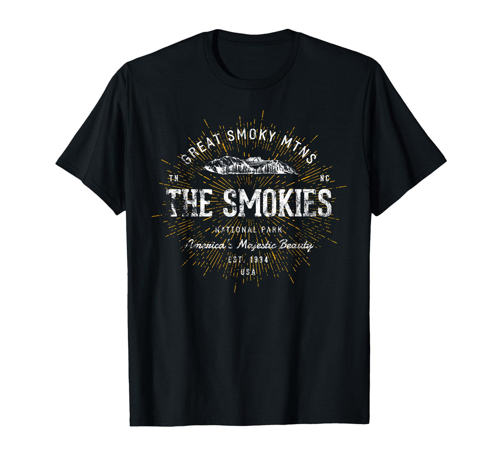 Smokies Great Smoky Mountains National T-Shirt - Custom Art Print Unisex - T-Shirt, Sweatshirt, Hoodie