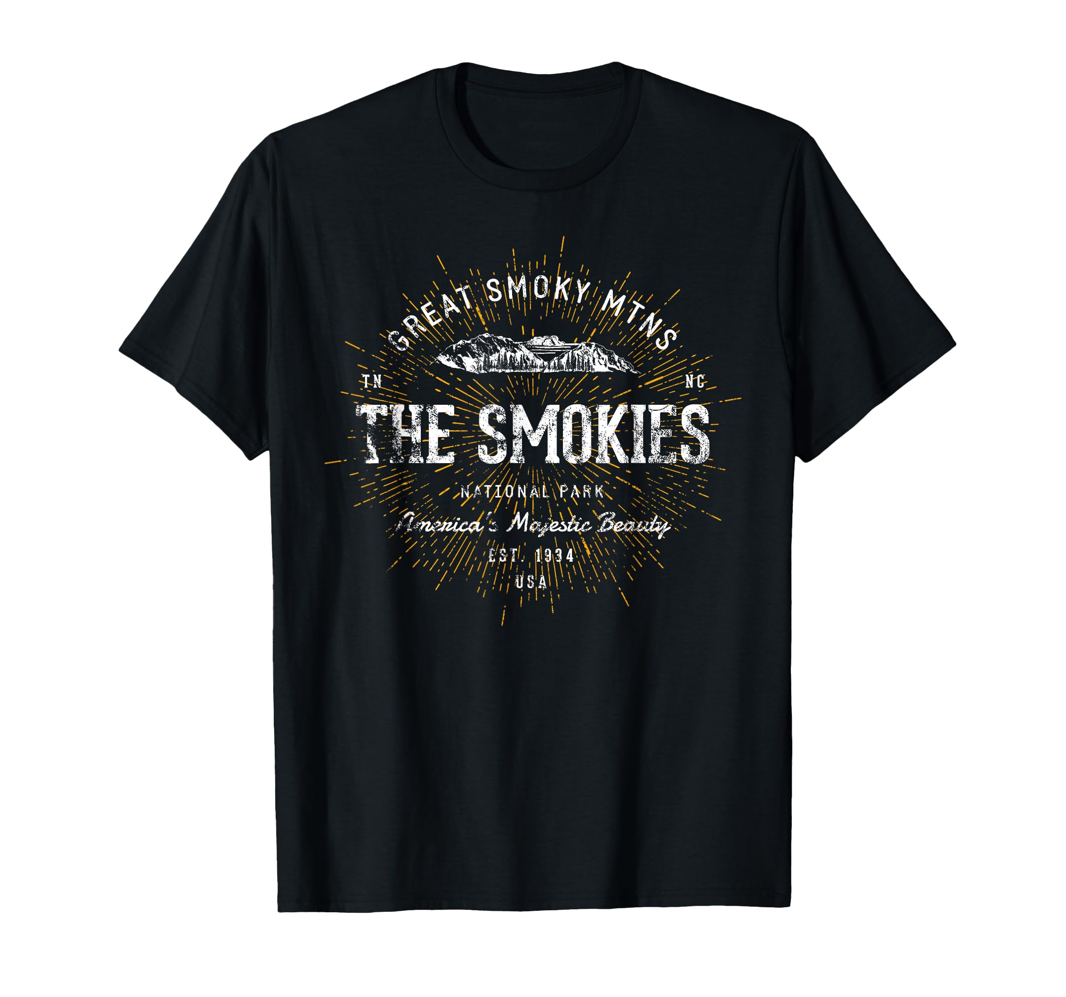 Smokies Great Smoky Mountains National T-Shirt - Custom Art Print Unisex - T-Shirt, Sweatshirt, Hoodie