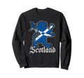 Scotland Flag Lion Football Sweatshirt - Novelty Apparel Men Women - T-Shirt, Sweatshirt, Hoodie