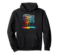 Dripping Paint Boombox Old School 80S Hoodie - Custom Art Print Unisex - T-Shirt, Sweatshirt, Hoodie