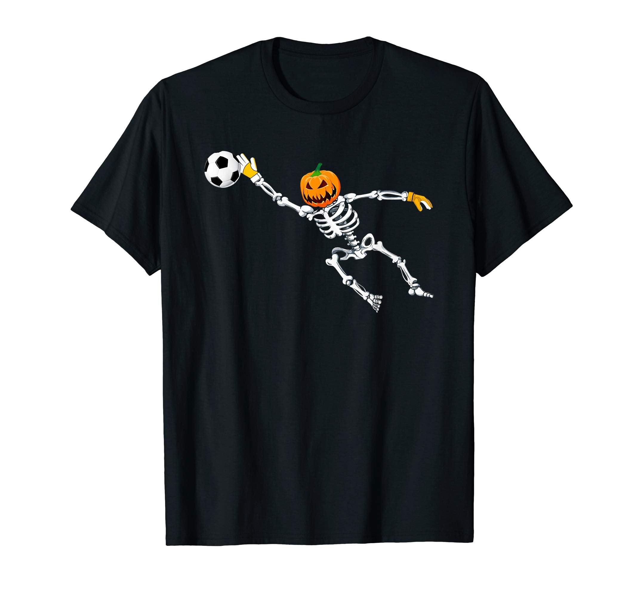 Skeleton Soccer Goalkeeper T-Shirt - Fun Novelty Design Men Women - T-Shirt, Sweatshirt, Hoodie