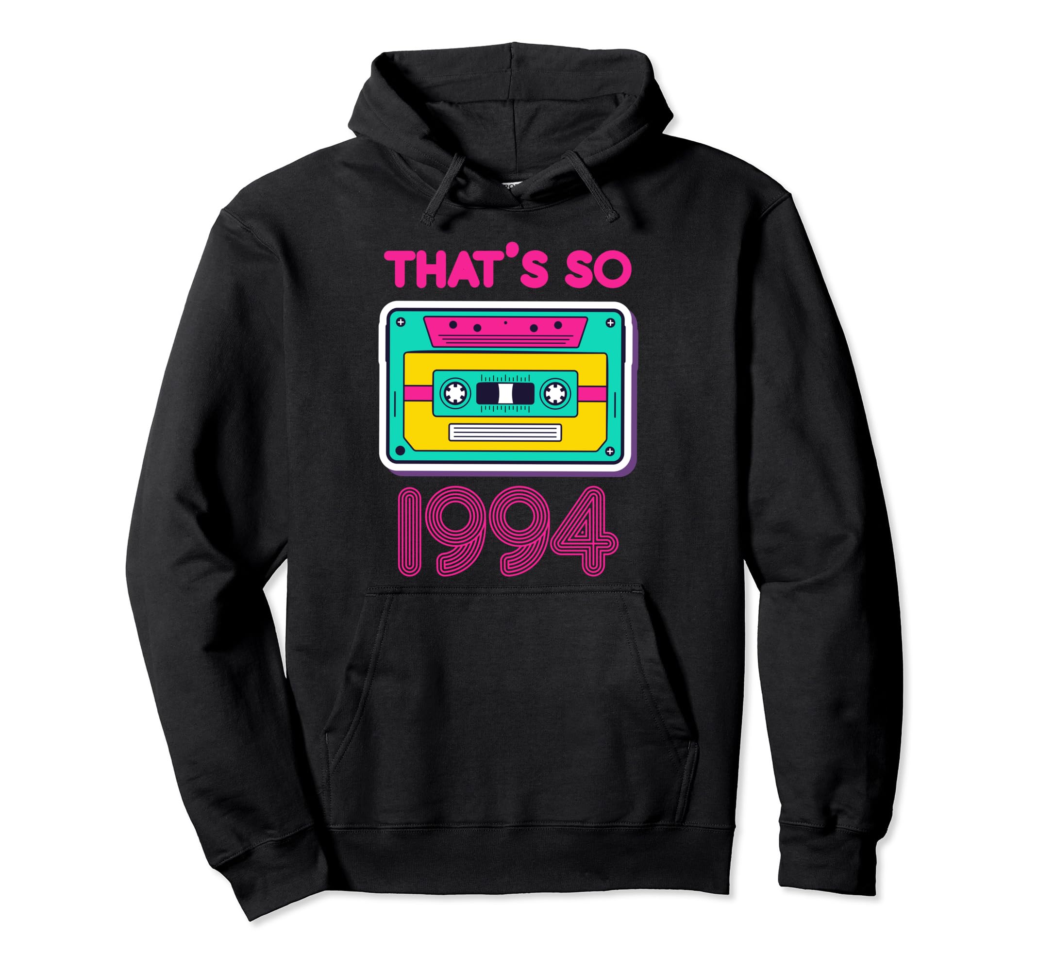 Sarcastic Nostalgic 1994 Cassette Tape Hoodie - Minimalist Print for Adults - T-Shirt, Sweatshirt, Hoodie