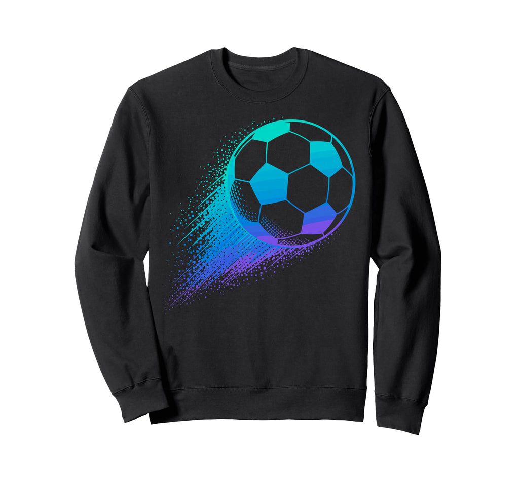Colorful Splash Art Soccer Football Sweatshirt - Trendy Graphic Unisex - T-Shirt, Sweatshirt, Hoodie