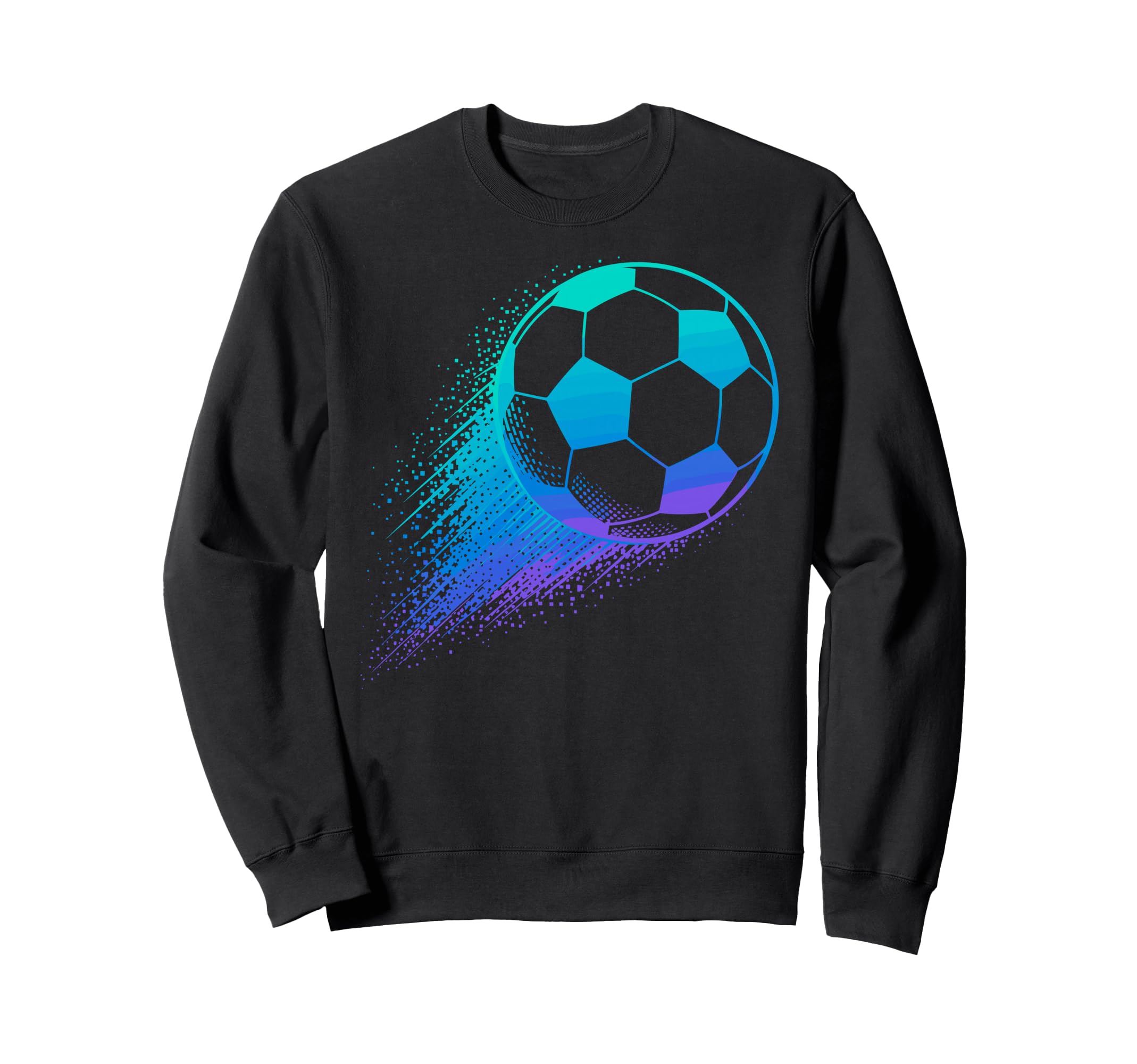 Colorful Splash Art Soccer Football Sweatshirt - Novelty Apparel Unisex - T-Shirt, Sweatshirt, Hoodie