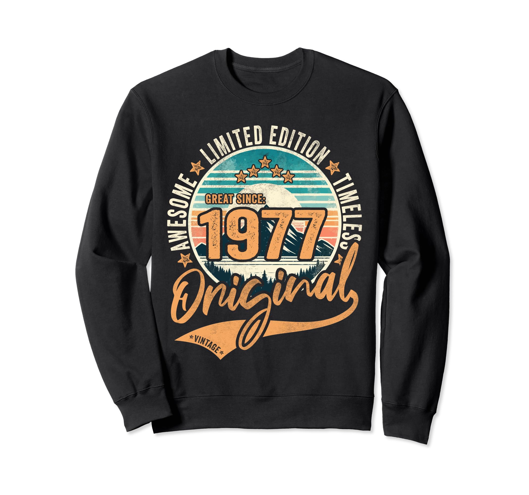 1977 47Th Birthday Cassette Tape Sweatshirt - Custom Art Print Men Women - T-Shirt, Sweatshirt, Hoodie