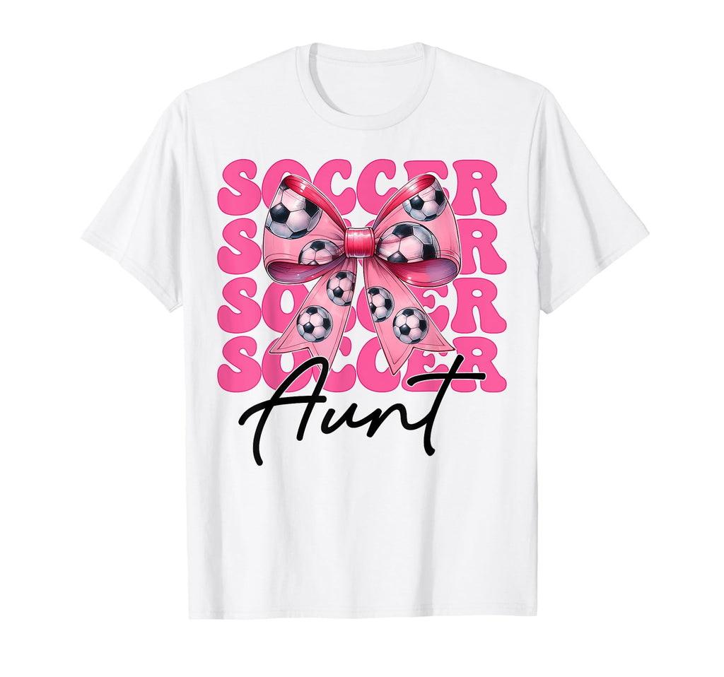 Womens Coquette Bow Ribbon Soccer Sweatshirt - Unique Graphic Unisex - T-Shirt, Sweatshirt, Hoodie
