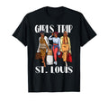 Trip St Louis 2026 Vacation Weekend Black T-Shirt - Minimalist Print Unisex - T-Shirt, Sweatshirt, Hoodie