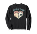 Mom Both Soccer And Baseball Sweatshirt - Custom Art Print Men Women - T-Shirt, Sweatshirt, Hoodie