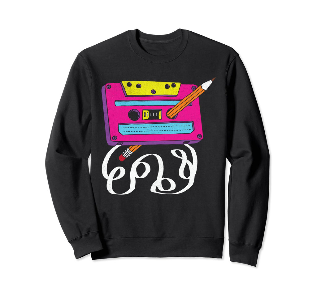 Cassette Tape Sweatshirt - Minimalist Print Men Women - T-Shirt, Sweatshirt, Hoodie