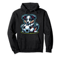 Border Collie Dog Soccer Champion Fan Hoodie - Trendy Graphic for Adults - T-Shirt, Sweatshirt, Hoodie
