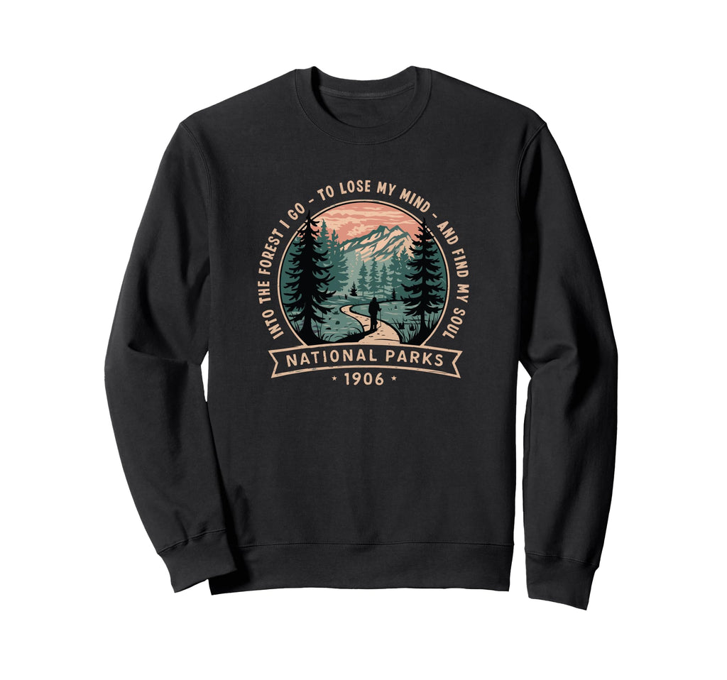 Inspirational Hiking National Sweatshirt - Custom Art Print for Adults - T-Shirt, Sweatshirt, Hoodie