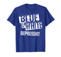 Blue And White Game Day Group High T-Shirt - Streetwear Style for Adults - T-Shirt, Sweatshirt, Hoodie