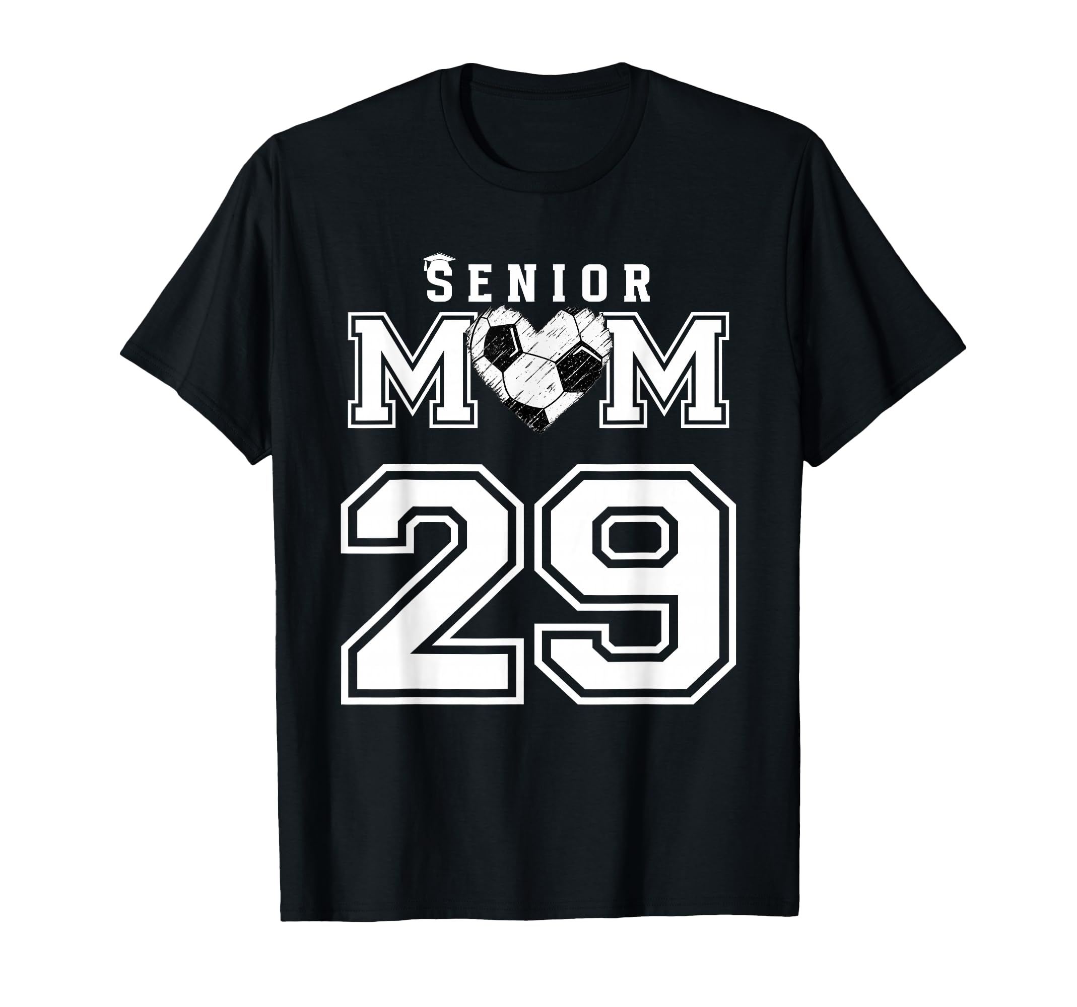 Proud Senior Soccer Mom Custom Jersey T-Shirt - Minimalist Print Men Women - T-Shirt, Sweatshirt, Hoodie