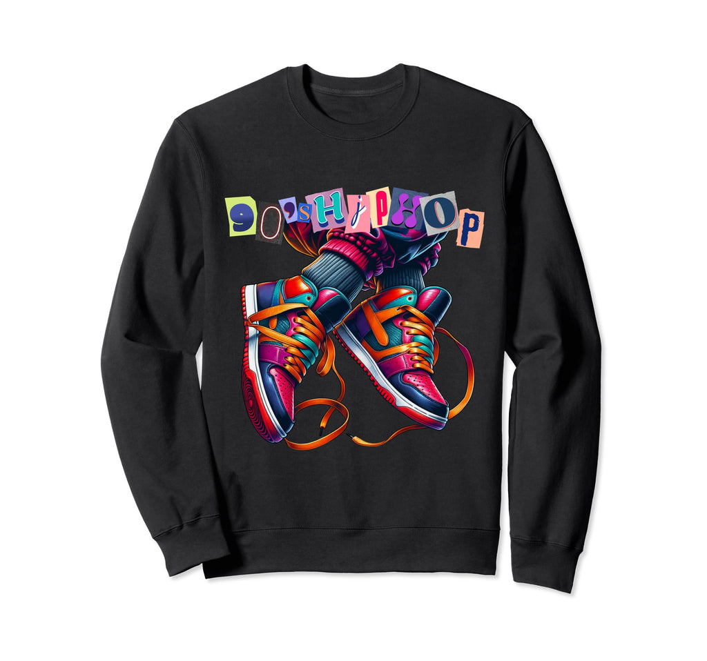 90S Hip Hop Old School 1990S Sweatshirt - Trendy Graphic for Adults - T-Shirt, Sweatshirt, Hoodie