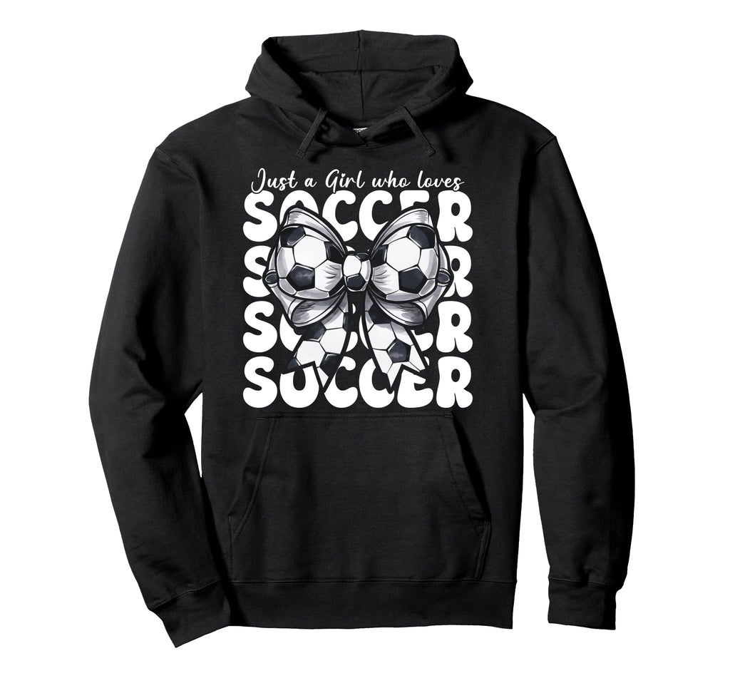 Just Who Loves Soccer Mom Coquette Bow Hoodie - Streetwear Style Men Women - T-Shirt, Sweatshirt, Hoodie