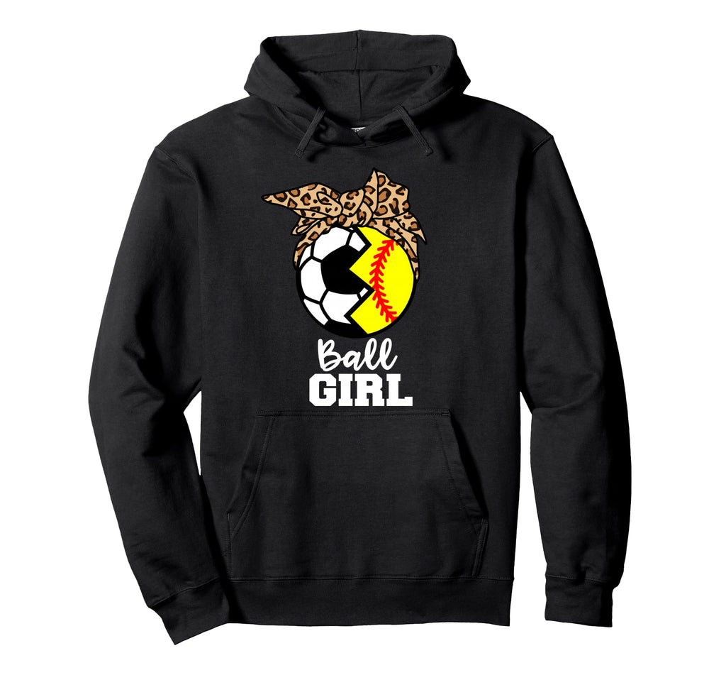 Ball Funny Soccer Softball Player Hoodie - Custom Art Print Unisex - T-Shirt, Sweatshirt, Hoodie