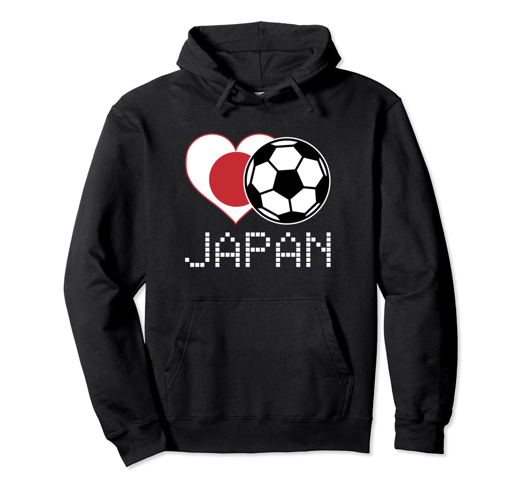 Japan Soccer Japanese Flag Love Country Hoodie - Minimalist Print Unisex - T-Shirt, Sweatshirt, Hoodie