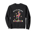 Just Who Loves Soccer Sweatshirt - Unique Graphic for Adults - T-Shirt, Sweatshirt, Hoodie