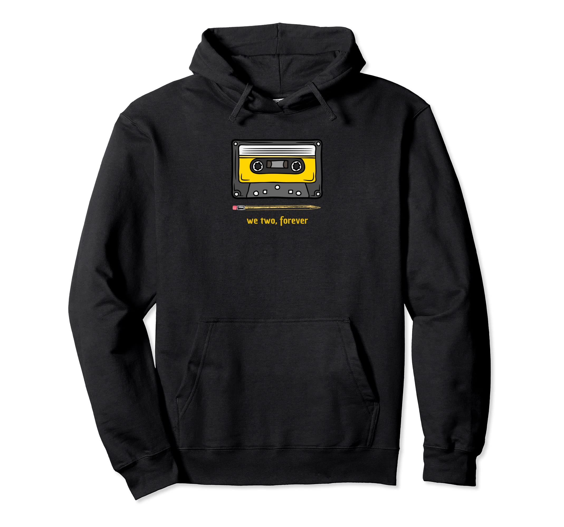 Tape Cassette 70S 80S 90S We Two Hoodie - Streetwear Style Men Women - T-Shirt, Sweatshirt, Hoodie