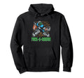Hockey Goalkeeper T Rex Ice Hockey Hoodie - Novelty Apparel for Adults - T-Shirt, Sweatshirt, Hoodie