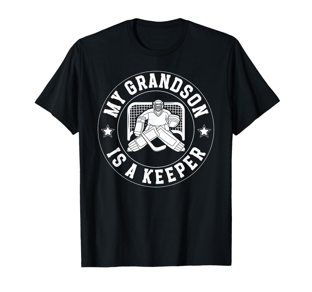 Proud Hockey Keeper Papaw Ice Hockey T-Shirt - Novelty Apparel Unisex - T-Shirt, Sweatshirt, Hoodie