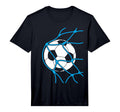 Soccer Ball Goal Funny Player Sports T-Shirt - Unique Graphic Men Women - T-Shirt, Sweatshirt, Hoodie