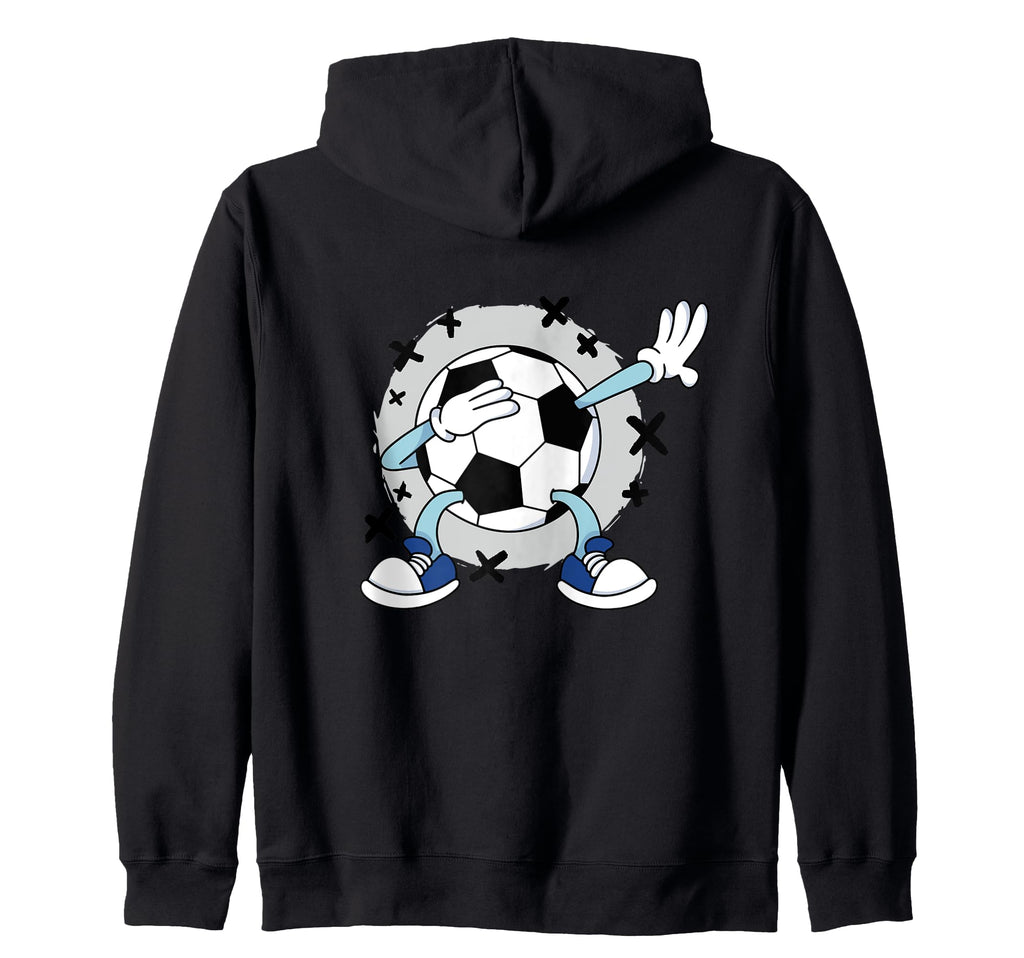 Cartoon Soccer Ball Dabbing T-Shirt - Unique Graphic Unisex - T-Shirt, Sweatshirt, Hoodie