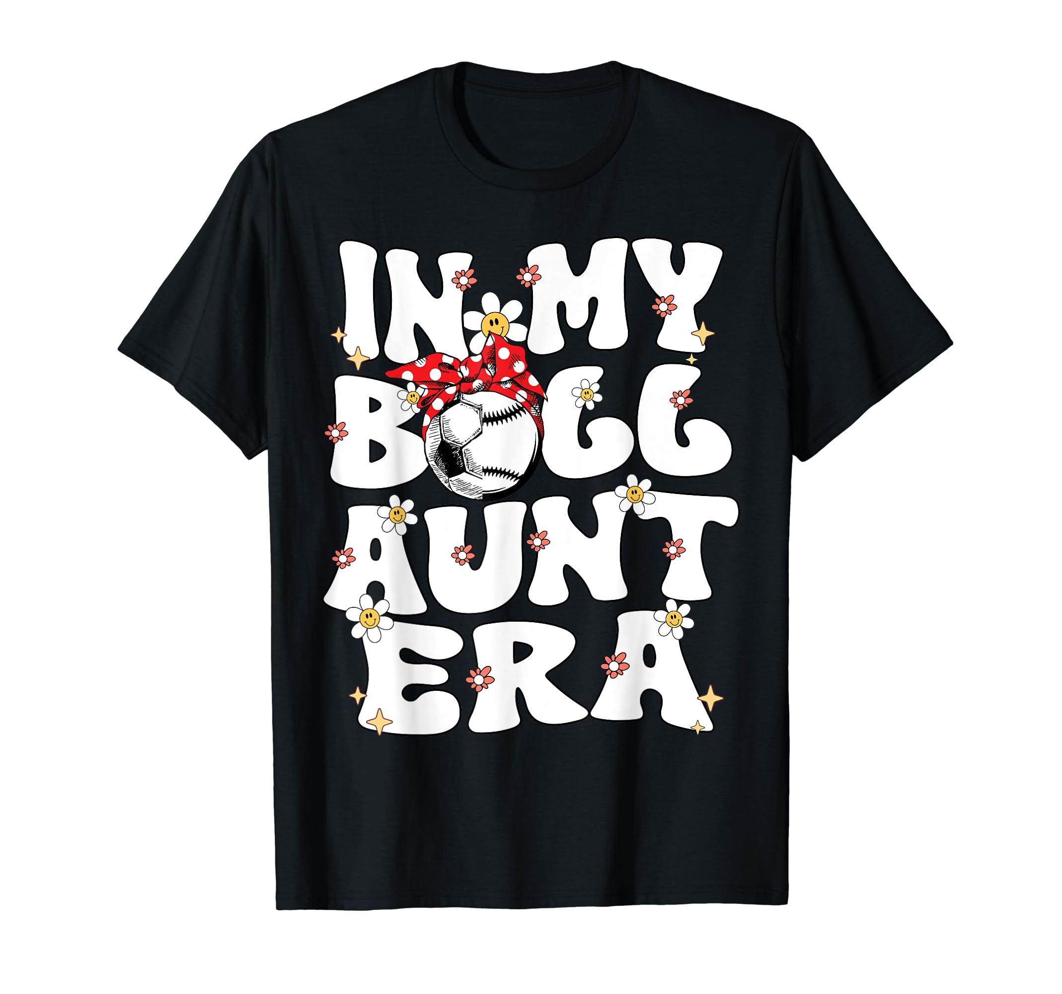 My Ball Aunt Era Groovy Baseball T-Shirt - Minimalist Print for Adults - T-Shirt, Sweatshirt, Hoodie
