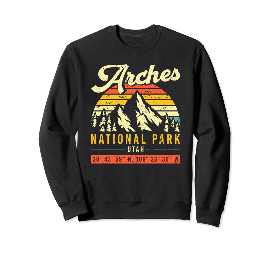 Arches Coordinates Utah National Sweatshirt - Casual Everyday Wear Unisex - T-Shirt, Sweatshirt, Hoodie