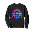 80S Arcade Gaming Machine Video Sweatshirt - Minimalist Print for Adults - T-Shirt, Sweatshirt, Hoodie