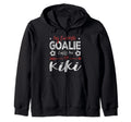 Funny Soccer Goalie Goalkeeper Mom Hoodie - Minimalist Print Men Women - T-Shirt, Sweatshirt, Hoodie
